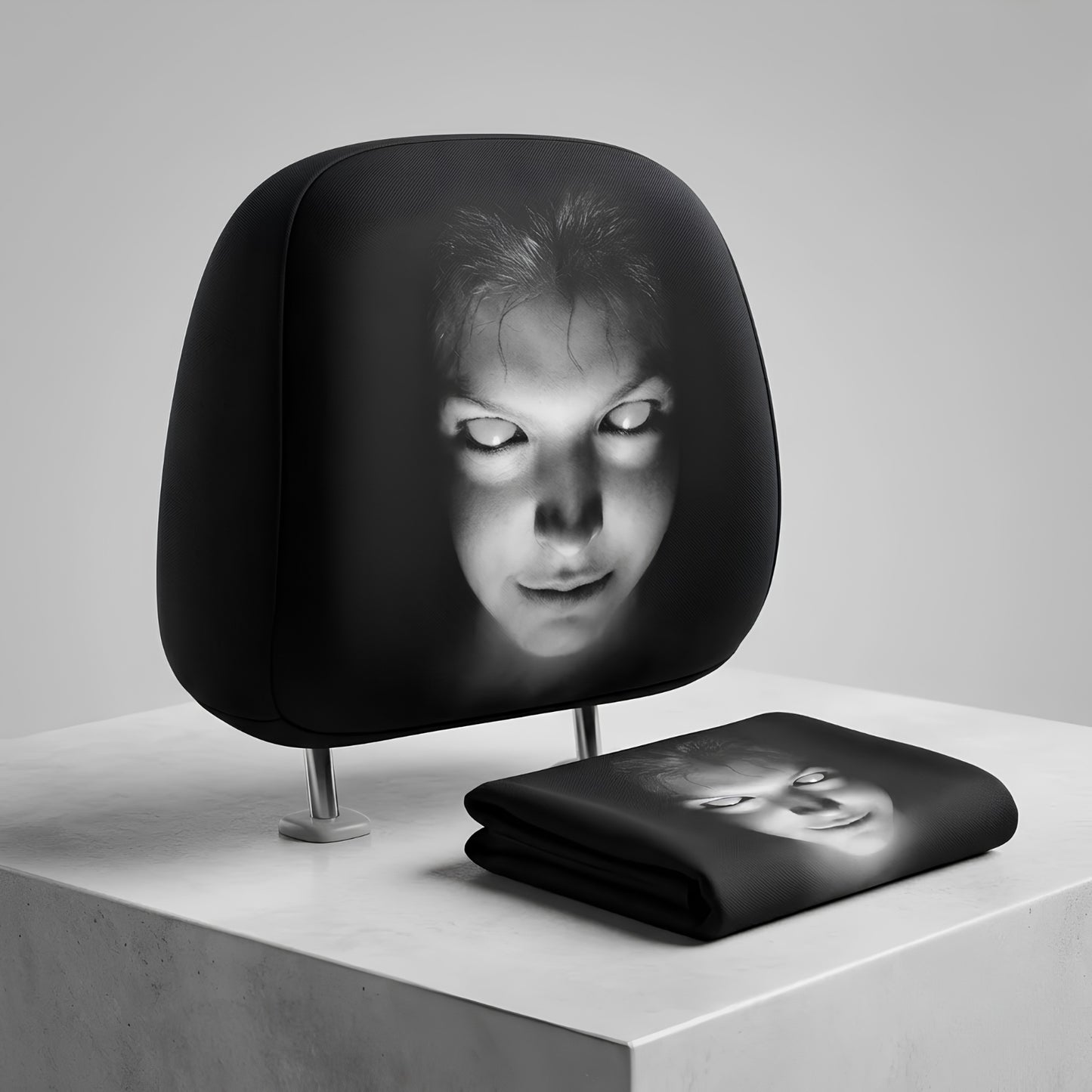 Scary Headrest Cover